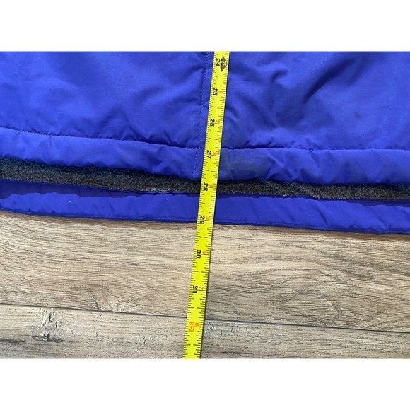 LL Bean Nylon Fleece Lined Mens L Royal Blue Full Zip Outdoor Soft Shell Vest - Picture 7 of 7